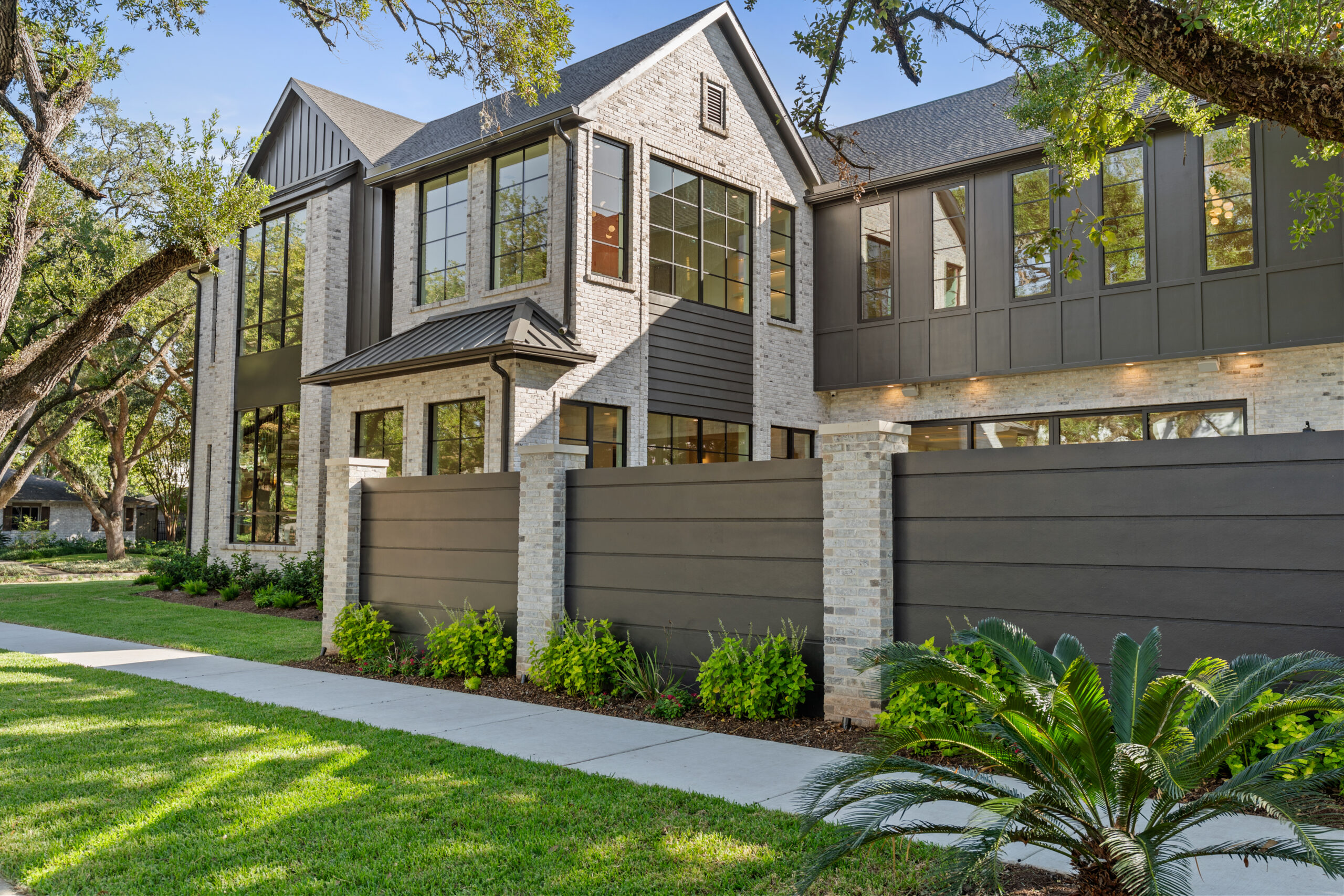 Side view from street